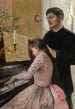 La leçon de piano - Julie Delance-Feurgard — vista dell’opera