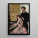 La leçon de piano - Julie Delance-Feurgard — quadro incorniciato alla parete