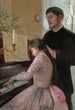 La leçon de piano - Julie Delance-Feurgard — vista dell’opera