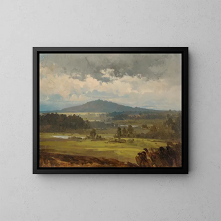 Blauberg vicino a Wolmar - Julie Wilhelmine Hagen-Schwarz — quadro incorniciato alla parete