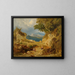 Paesaggio italiano - Julie Wilhelmine Hagen-Schwarz — quadro incorniciato alla parete