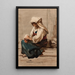 Femme italienne - Julie Wilhelmine Hagen-Schwarz — quadro incorniciato alla parete
