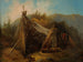 Paesaggio montano con una tenda - Julie Wilhelmine Hagen-Schwarz — vista dell’opera