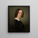 Ritratto Marie Berger Lattner Keller - Julie Wilhelmine Hagen-Schwarz — quadro incorniciato alla parete