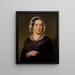 Ritratto della signora Paumgarten - Julie Wilhelmine Hagen-Schwarz — quadro incorniciato alla parete