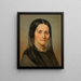 Ritratto di Nathalie Hagen - Julie Wilhelmine Hagen-Schwarz — quadro incorniciato alla parete