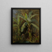 Vegetazione in Italia - Julie Wilhelmine Hagen-Schwarz — quadro incorniciato alla parete