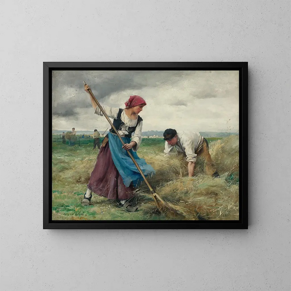 I mietitori - Julien Dupré — quadro incorniciato alla parete