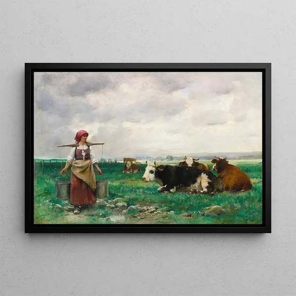 La Laitière - Julien Dupré — quadro incorniciato alla parete