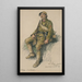 Portrait d'un militaire français de la Première Guerre mondiale - Julien Le Blant — quadro incorniciato alla parete