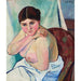 Riproduzione del dipinto Juliette Assise au Fauteuil - Suzanne Valadon