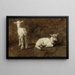 Studio di due agnelli - Juliette Peyrol-Bonheur — quadro incorniciato alla parete