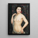 Demi-nu - Juliette Samuel — quadro incorniciato alla parete