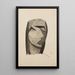Tête cubista - Julio González — quadro incorniciato alla parete
