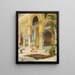 La cour de l'Alhambra - Julio Montenegro — quadro incorniciato alla parete