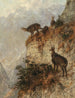 Chamois nelle montagne - Julius Arthur Thiele — vista dell’opera