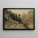 Autunno in alta montagna - Julius Arthur Thiele — quadro incorniciato alla parete