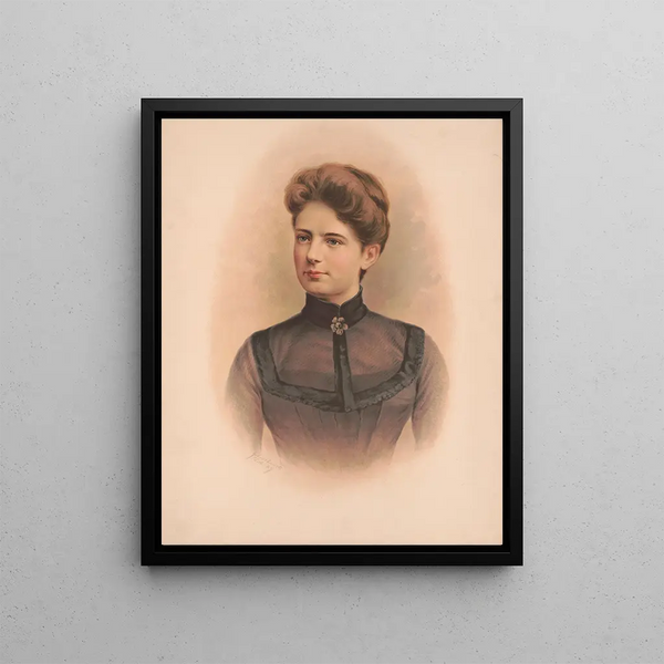 Frances Folsom, Mme Grover Cleveland - Julius Bien Company — quadro incorniciato alla parete