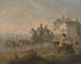 Una diligenza su una strada di campagna - Julius Caesar Ibbetson — vista dell’opera