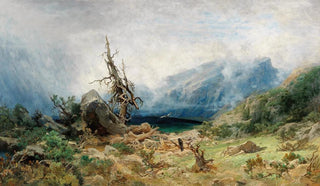 Julius Eduard Mak - Krajina wz Krkono olej na pltn.webp