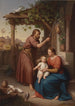 Marie e Giuseppe con il bambino Gesù - Julius Frank — vista dell’opera