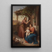 Marie e Giuseppe con il bambino Gesù - Julius Frank — quadro incorniciato alla parete