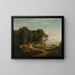 Paesaggio danese - Julius Hellesen — quadro incorniciato alla parete