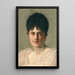 Ellen de Mar née von Hallwyll 1867-1952 - Julius Kronberg — quadro incorniciato alla parete