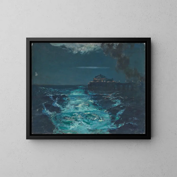 Le quai de Plymouth - Julius Olsson — quadro incorniciato alla parete