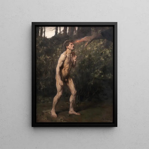 Caïn - Julius Paulsen — quadro incorniciato alla parete