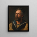 Autoritratto di Julius von Payer in abbigliamento da marinaio - Julius Payer — quadro incorniciato alla parete