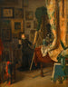 La giovane pittrice nel suo atelier - Julius Pollak — vista dell’opera