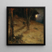 Una notte alla luce della luna nella foresta - Julius Sergius Klever — quadro incorniciato alla parete