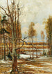 Un paesaggio di inizio primavera con una farnia in primo piano - Julius Sergius Klever — vista dell’opera