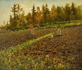 I raccoglitori di patate - Julius Sergius Klever — vista dell’opera