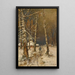 Voyageur dans la neige - Julius Sergius Klever — quadro incorniciato alla parete