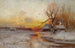 Tramonto invernale - Julius Sergius Klever — vista dell’opera