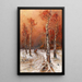 Ambiance hivernale avec corbeaux - Julius Sergius Klever — quadro incorniciato alla parete