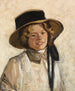 Fille con un cappello - Julius Seyler — vista dell’opera