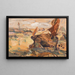 Vele nel fango - Julius Seyler — quadro incorniciato alla parete
