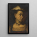 Portrait d'une femme - Julius Siegfried Uetz — quadro incorniciato alla parete