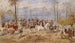 Caccia alla muta - Julius von Blaas — vista dell’opera
