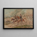 Lancieri del 2° reggimento nel 1831 durante un riconoscimento con una guida - Juliusz Kossak — quadro incorniciato alla parete