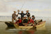 Una parte di pesca al largo di Long Island - Junius Brutus Stearns — vista dell’opera