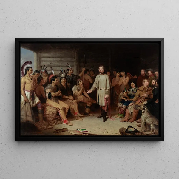 Junius Brutus Stearns - Washington in the Indian Council.webp