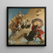 Junon e Luna - Giovanni Battista Tiepolo — quadro incorniciato alla parete
