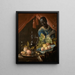 Nature morte avec figure masculine - Juriaen van Streeck — quadro incorniciato alla parete
