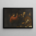 Il Cristo tra i dottori nel tempio - Jusepe de Ribera — quadro incorniciato alla parete