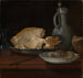 Nature morte di prima colazione con arrosto di vitello e salsiccia - Justus Juncker — vista dell’opera
