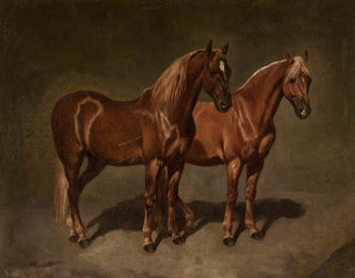 Jzef Brodowski - Two horses.webp
